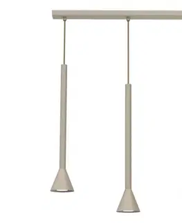 Svietidlá  Luster na lanku MAZZO 3xGU10/8W/230V béžový 4476