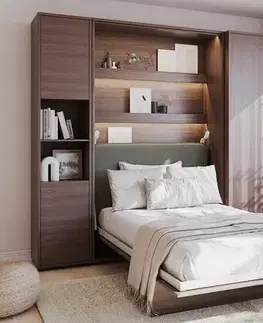 Šatníkové skrine Dig-net nábytok Šatníková skriňa Lenart BED CONCEPT BC-20 | dub dunin