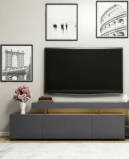 Konferenčné stolíky Televízny stolík Beliz Anthracite