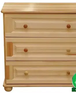 Komody do spálne Komoda K6/3 borovicova .FIL Merkury