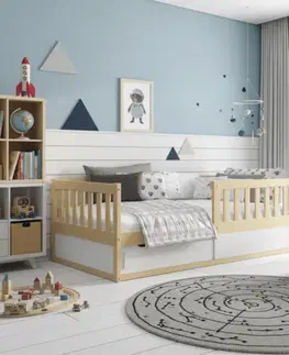 Postele BMS Detská posteľ SMART | 80 x 160 cm Farba: Borovica