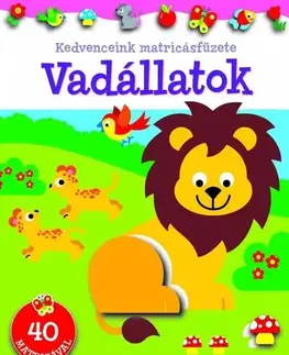 Nalepovačky, vystrihovačky, skladačky Kedvenceink matricásfüzete - Vadállatok