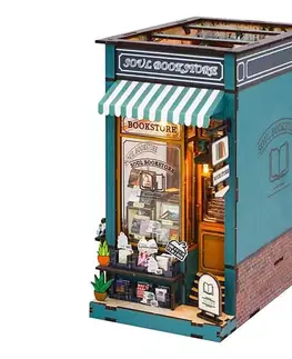 Taburetky 2Kids Toys - 3D LED zarážka na knihy Knihkupectví duše, 2x AAA baterie 2DM2314