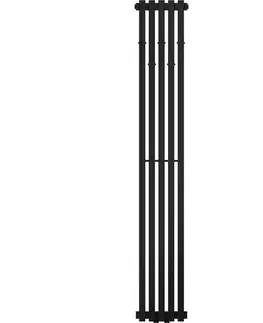 Radiátory do kúpeľne MEXEN - Flux vykurovací rebrík/radiátor dekoratívny 1500 x 240 mm, 450 W, čierna W127-1500-240-00-70