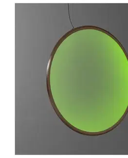 Svietidlá Artemide 1994360APP-LED RGBW Stm. luster na lanku DISCOVERY LED/79W/230V bronzová 1994360APP