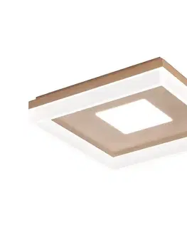 Svietidlá Redo 01-1998 - stmievateľné LED stropné svietidlo MAYA LED/42W/230V 42,5x42,5 cm zlaté 01-1998