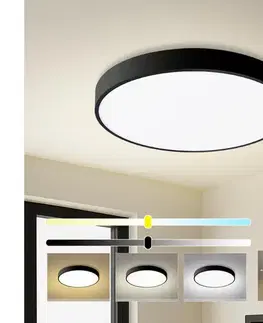 Svietidlá BRILAGI - LED stropné svietidlo POOL LED/60W/230V 3000/4000/6000K pr. 60 cm čierna BRI348