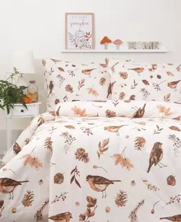 Obliečky MKLozkoviny.sk Predĺžené flanelové obliečky - Anita - 140 × 220 cm - 70 x 90 cm