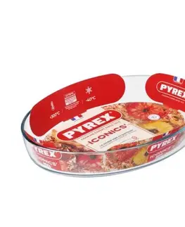 Pekáče a zapekacie misy PYREX Pekáč oválny, 40x27x7cm, 4,2L, sklo číre PYREX KLC