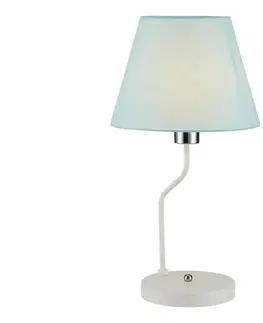 Lampy  Stolná lampa YORK 1xE14/60W/230V biela/modrá 50501099