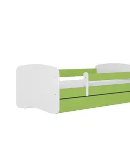 Postele pre dievčatá Detská posteľ Babydreams+Sz+M zelená 80x160