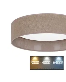 Svietidlá BRILAGI - LED Stropné svietidlo VELVET LED/24W/230V 3000/4000/6400K hnedá 