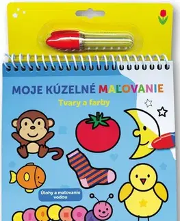 Nalepovačky, vystrihovačky, skladačky Moje kúzelné maľovanie - Tvary a farby