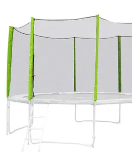 Ostatné príslušenstvo k trampolínam Ochranná sieť pre trampolínu inSPORTline Froggy PRO 305 cm - 8 tyčí čierna
