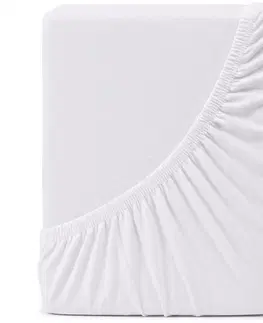 Plachty 4Home jersey prestieradlo Mako biela, 180 x 200 cm