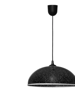 Svietidlá  Luster na lanku CIRCLE 1xE27/15W/230V čierna WLA-05 CLEARANCE BLACK CH