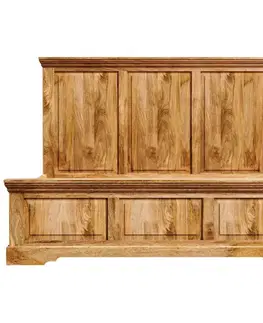 Postele Posteľ Guru 160x200 indický masív mango