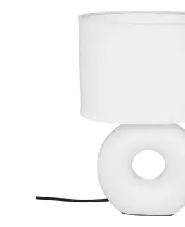Lampy Atmosphera - Stolná lampa BARU 1xE14/40W/230V biela 121511E