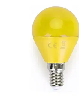LED osvetlenie  B.V. LED Žiarovka G45 E14/4W/230V žltá -  100003OGA