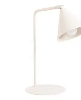 Lampy  SL.2569 - Stolná lampa NOX 1xE14/10W/230V krémová SL.2569