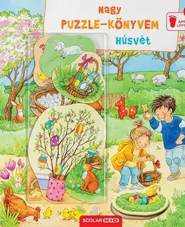 Leporelá, krabičky, puzzle knihy Nagy puzzle-könyvem – Húsvét - Mila Rulff,Andrea Illés