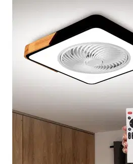 Ventilátory BRILAGI-LED stmievateľné svietidlo s látorom LED/30W/230V 3000-6500K čierna WF-OSD-042-BLK