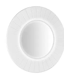 Kúpeľňové zrkadlá SAPHO - LUMIRO STRIP guľaté zrkadlo s LED osvetlením v ráme, priemer 75cm, biela mat LR750-3131S