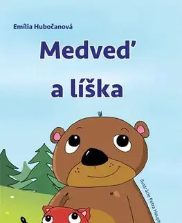 Leporelá, krabičky, puzzle knihy Medveď a líška - Emília Hubočanová