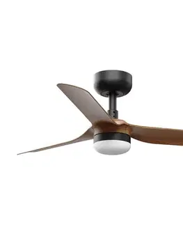 LED osvetlenie FARO Barcelona FARO 33823WT-1TW-LED Stm.vent. MINI PUNT S 10W/230V hnedá/čierna pr.90 cm WT + DO 33823T1TW