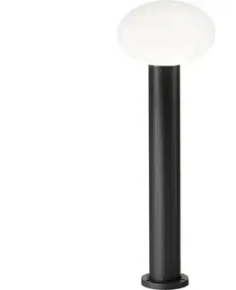 Záhradné lampy Ideal Lux - Vonkajšia lampa CLIO 1xE27/42W/230V 60 cm IP44 čierna 249483