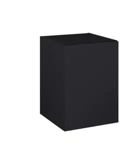 Kúpeľňové komody Skrinka Merkado 40 1D Black Matt