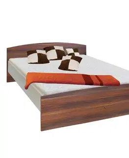 Postele Dvojlôžko 60342 orech/biela