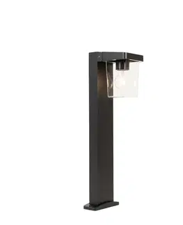 Zahradne stlpove lampy Moderná vonkajšia stojaca lampa čierna 60 cm IP54 - Chimay