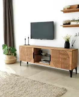Obývacie steny TV skrinka / Obývacia stena Lidya - Oak