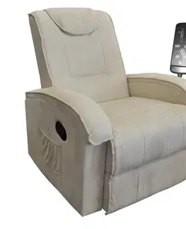 Relaxačné kreslá Masážne kreslo BOB béžová K40
