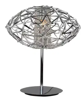 Stolové lampy Dekoratívna chrómová stolová lampa Cosmo