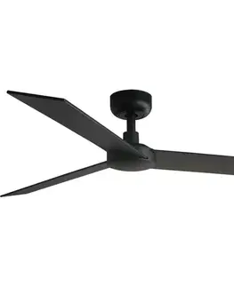 Ventilátory FARO Barcelona FARO 34298WT - Stropný látor RUDDER L čierna/wenge pr. 132 cm WT + DO 34298T
