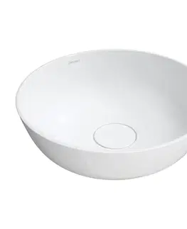 Umývadlá OMNIRES - SILK M+ umývadlo na dosku, o40 cm biela mat /BM/ SILKR400BM