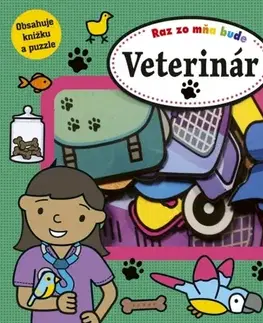 Leporelá, krabičky, puzzle knihy Raz zo mňa bude: Veterinár, 2. vydanie - neuvedený,Lenka Sobolíková
