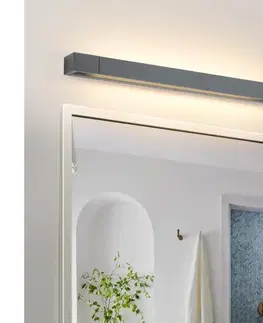 Kúpeľňové zrkadlá BRILAGI - LED kúpeľňové osvetlenie zrkadla AQUA LINE LED/18W/230V 60 cm IP44 antracit BRI311