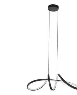 Svietidlá Eglo 901159 - LED RGBW Stmievateľný luster na lanku CALAROSSA-Z LED/22W/230V čierna 901159