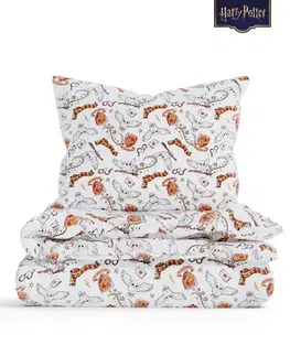Obliečky Predĺžené obliečky mikroplyš Harry Potter - Chrabromil 2 - 140 × 220 cm - 70 x 90 cm