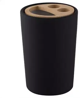 Kúpeľňové doplnky Nádoba na kefky Umbra čierna 07983