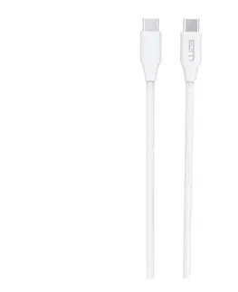 Predlžovacie káble Winner Group - USB kábel USB-C / USB-C 120W 1,5m biela WINKAB120W5A