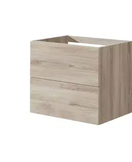 Kúpeľňový nábytok Mereo Ponte, kúpeľňová skrinka 61 cm, dub CN220S