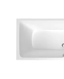 Vane Asymetrická vaňa Laguna Beáta Plus 160x80 cm akrylát ľavá BE1600LPLUS BE1600LPLUS