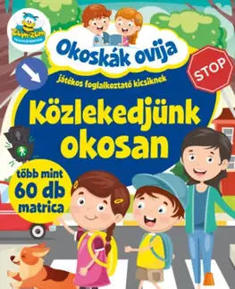 Nalepovačky, vystrihovačky, skladačky Okoskák Ovija - Közlekedjünk okosan
