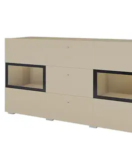 Komody do spálne Komoda Baros 26  2d3d Béžová