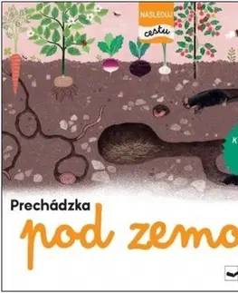 Leporelá, krabičky, puzzle knihy Sleduj cestu: Precházka pod zemou