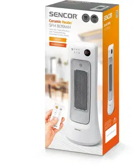 Teplovzdušné ventilátory SENCOR SFH 8019WH Keramický ohrievač 
